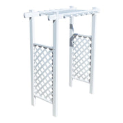 EZ Fence Arbors Laguna Lattice Vinyl Arbor 55 In W x 42" D