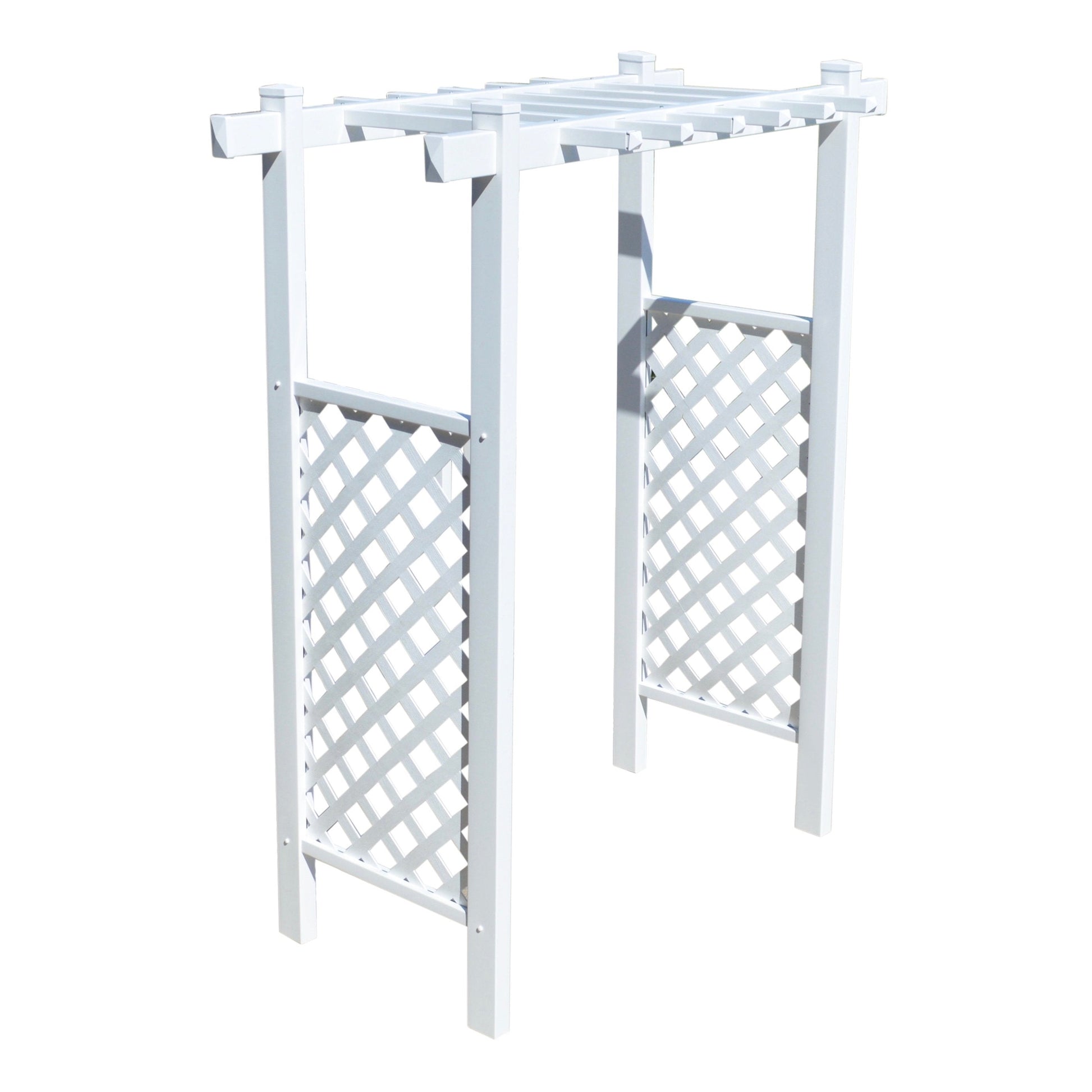 EZ Fence Arbors Laguna Lattice Vinyl Arbor 55 In W x 42" D
