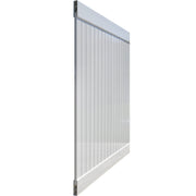 EZ Fence Fence Panels EZ Fence Vinyl Privacy Fence 6ft. x 6ft. White