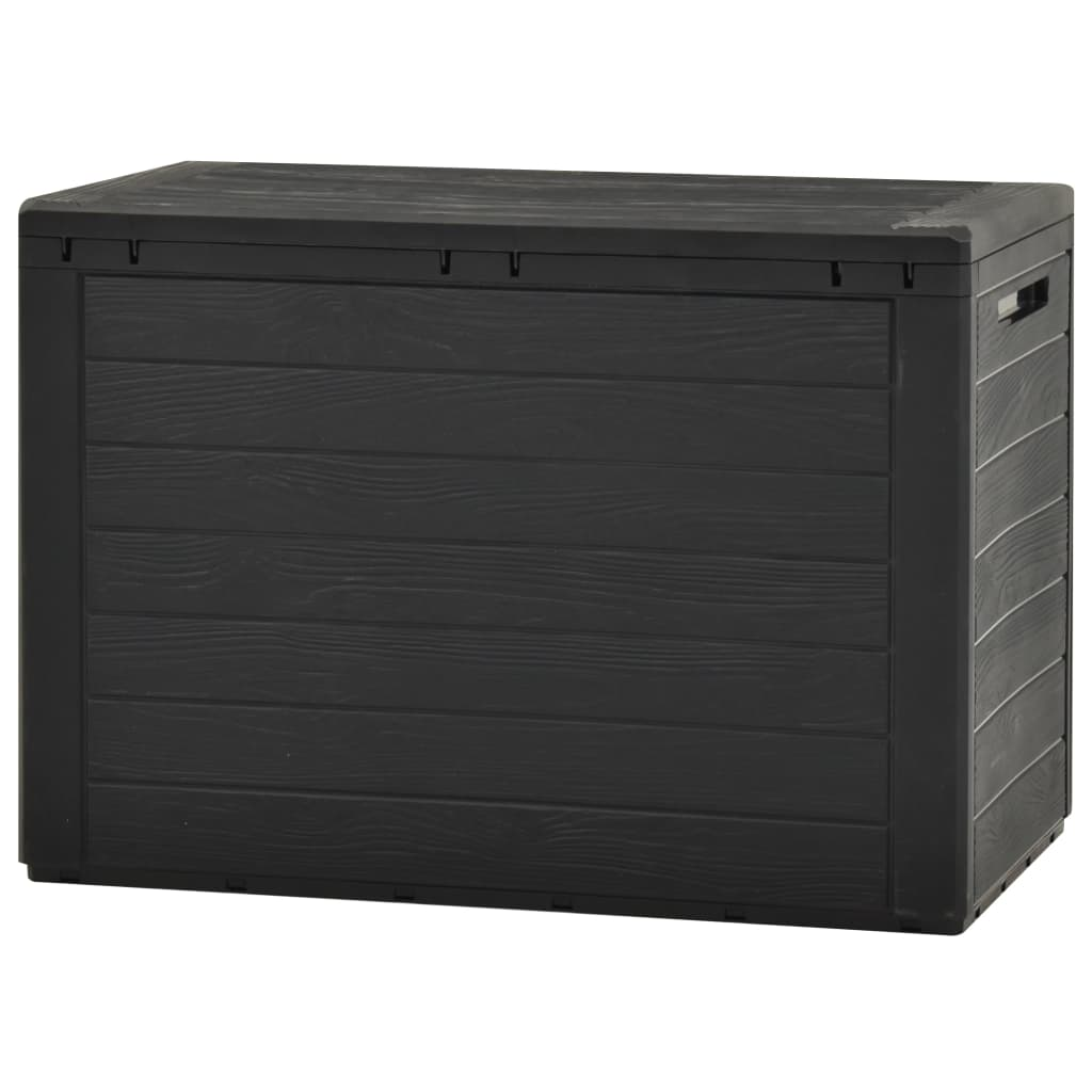 Vida XL Deck Box Anthracite vidaXL Patio Storage Box Anthracite 38.7"x17.3"x21.7"