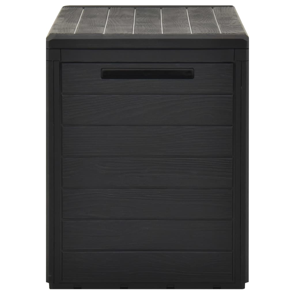 Vida XL Deck Box Anthracite vidaXL Patio Storage Box Anthracite 38.7"x17.3"x21.7"