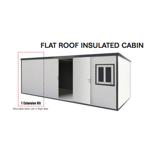 Duramax Insulated Buildings Flat Top Insulated Buildings 23 ft. W x 10 ft. D