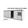 Duramax Insulated Buildings Flat Top Insulated Buildings 23 ft. W x 10 ft. D
