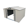 Duramax sheds Duramax 10x10 Eco Metal Shed Ivory w/Dark Gray Trim