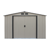 Duramax sheds Duramax 10x10 Eco Metal Shed Ivory w/Dark Gray Trim