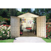 Duramax sheds DuraMax 8ft x 8ft DuraPlus Vinyl Shed Kit with Foundation and window