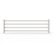 GreatBackyards Vinyl Fence 4 Rail 5ft x 16ft DRR4