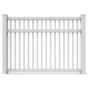 GreatBackyards Vinyl Fence Perimeter Fence 6 ft. high x 8 ft. Wide