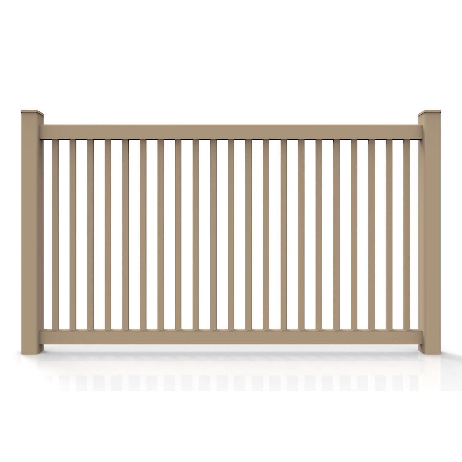 GreatBackyards Vinyl Fence Pool Fence 4.5ft high x 8ft Wide
