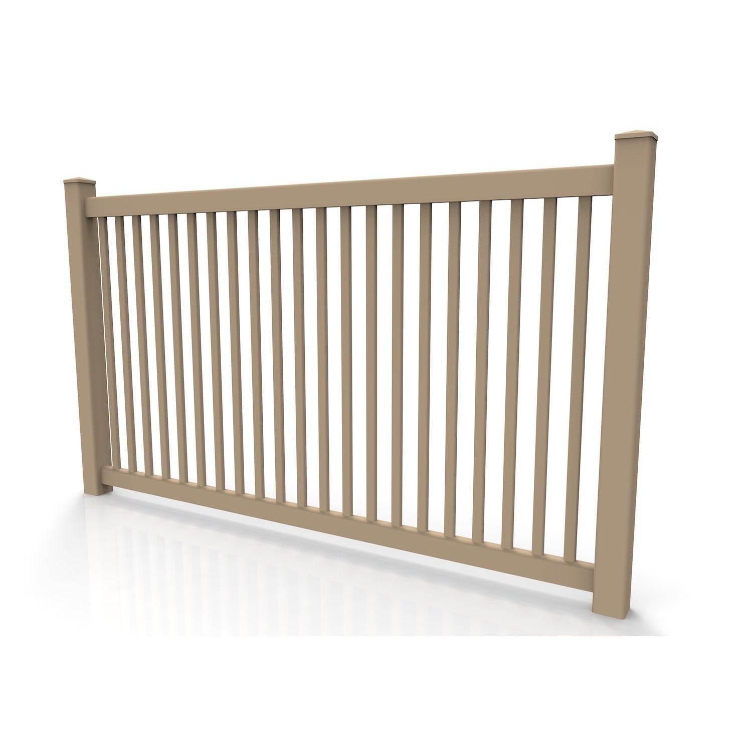 GreatBackyards Vinyl Fence Pool Fence 4.5ft high x 8ft Wide