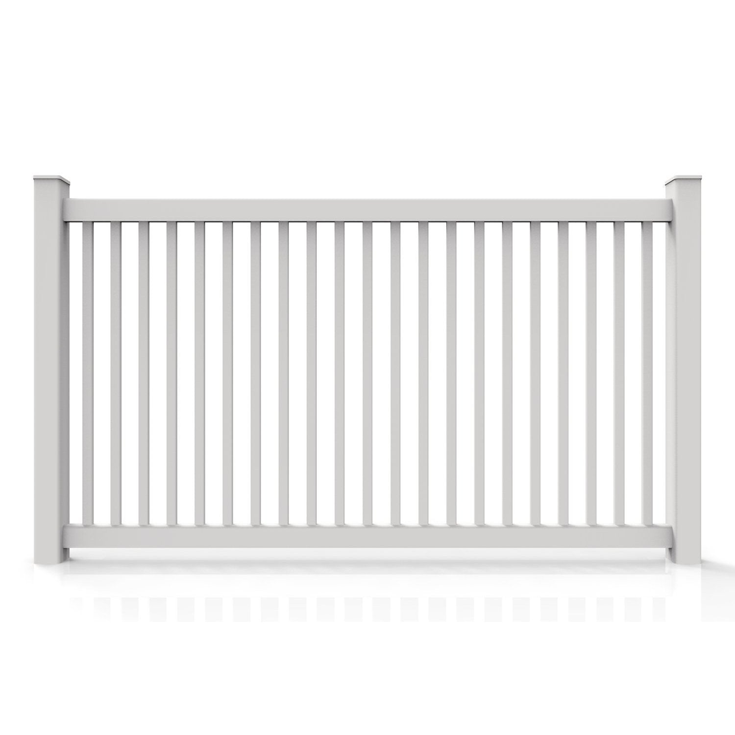 GreatBackyards Vinyl Fence Pool Fence 4.5ft high x 8ft Wide