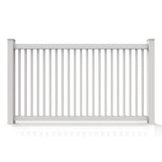 GreatBackyards Vinyl Fence Pool Fence 4.5ft high x 8ft Wide