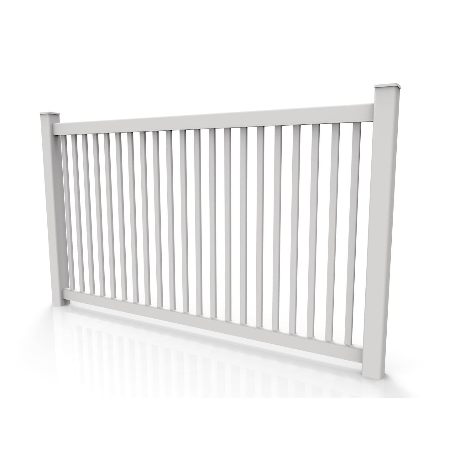 GreatBackyards Vinyl Fence Pool Fence 4.5ft high x 8ft Wide