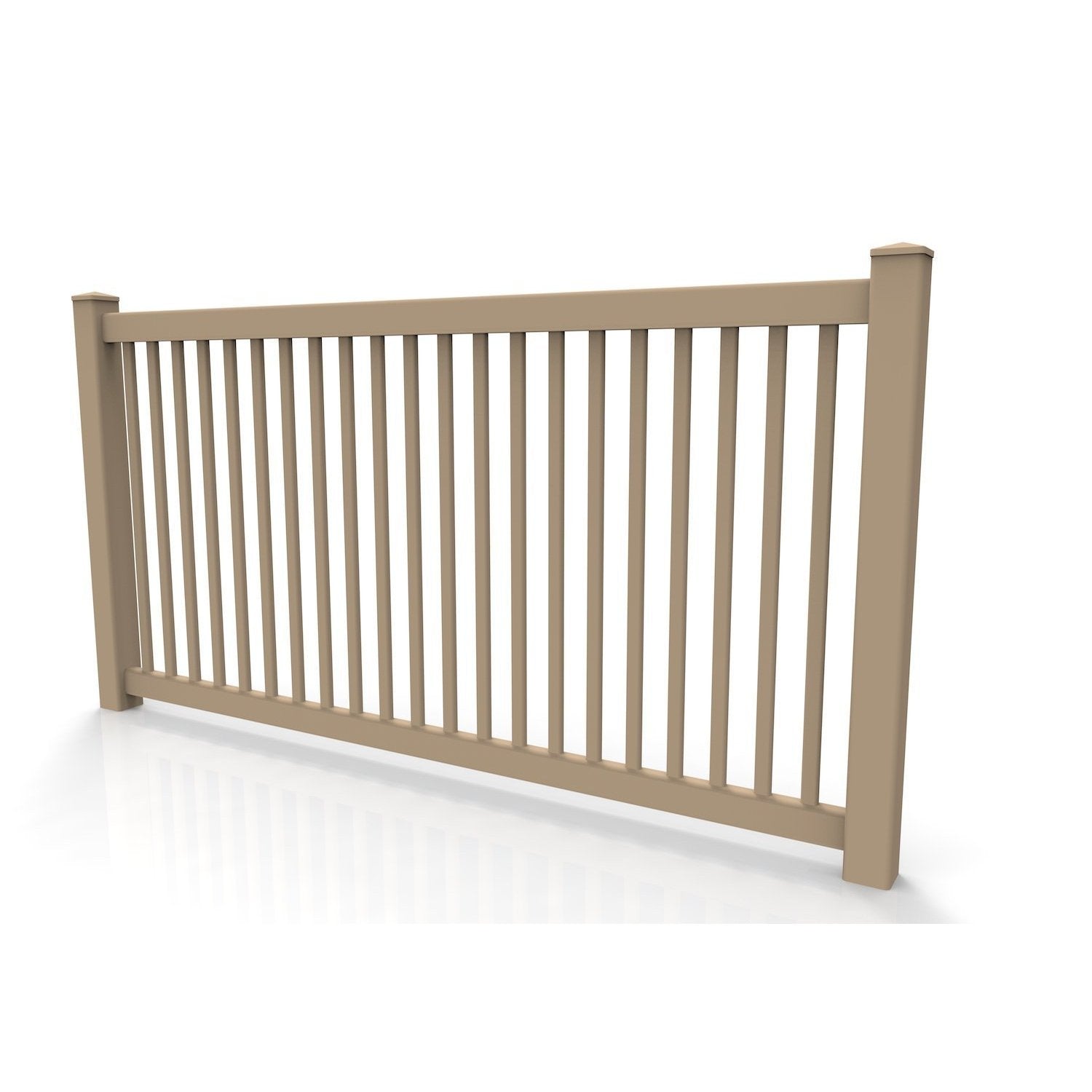GreatBackyards Vinyl Fence Pool Fence 4ft high x 8ft Wide