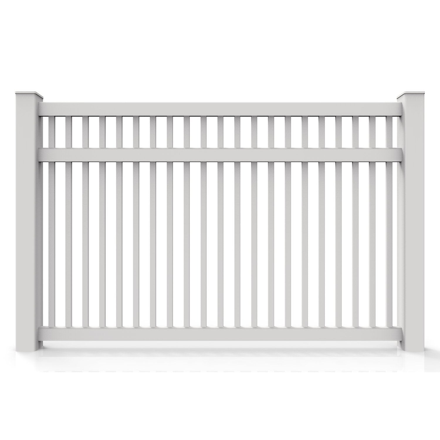 GreatBackyards Vinyl Fence Pool Fence 5ft high x 8ft Wide