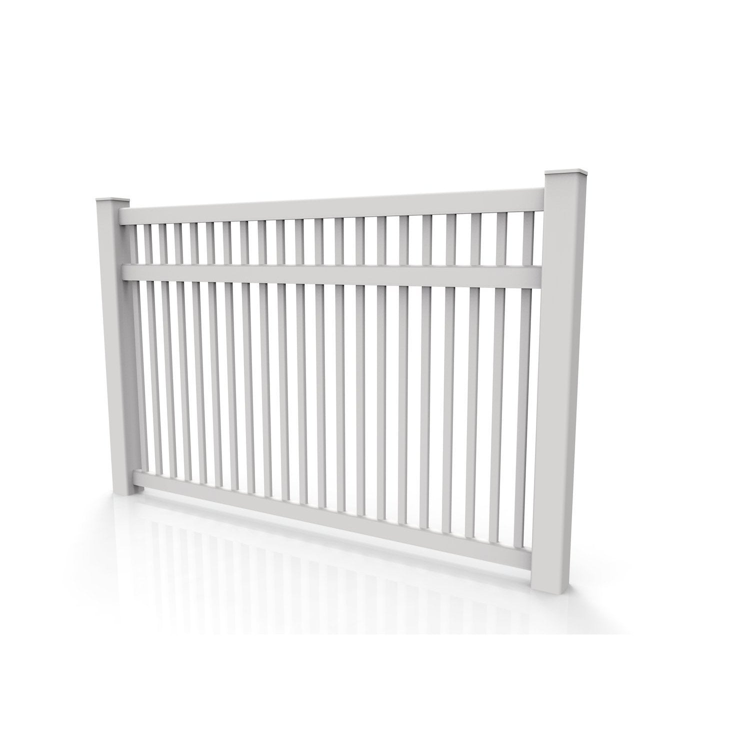 GreatBackyards Vinyl Fence Pool Fence 5ft high x 8ft Wide