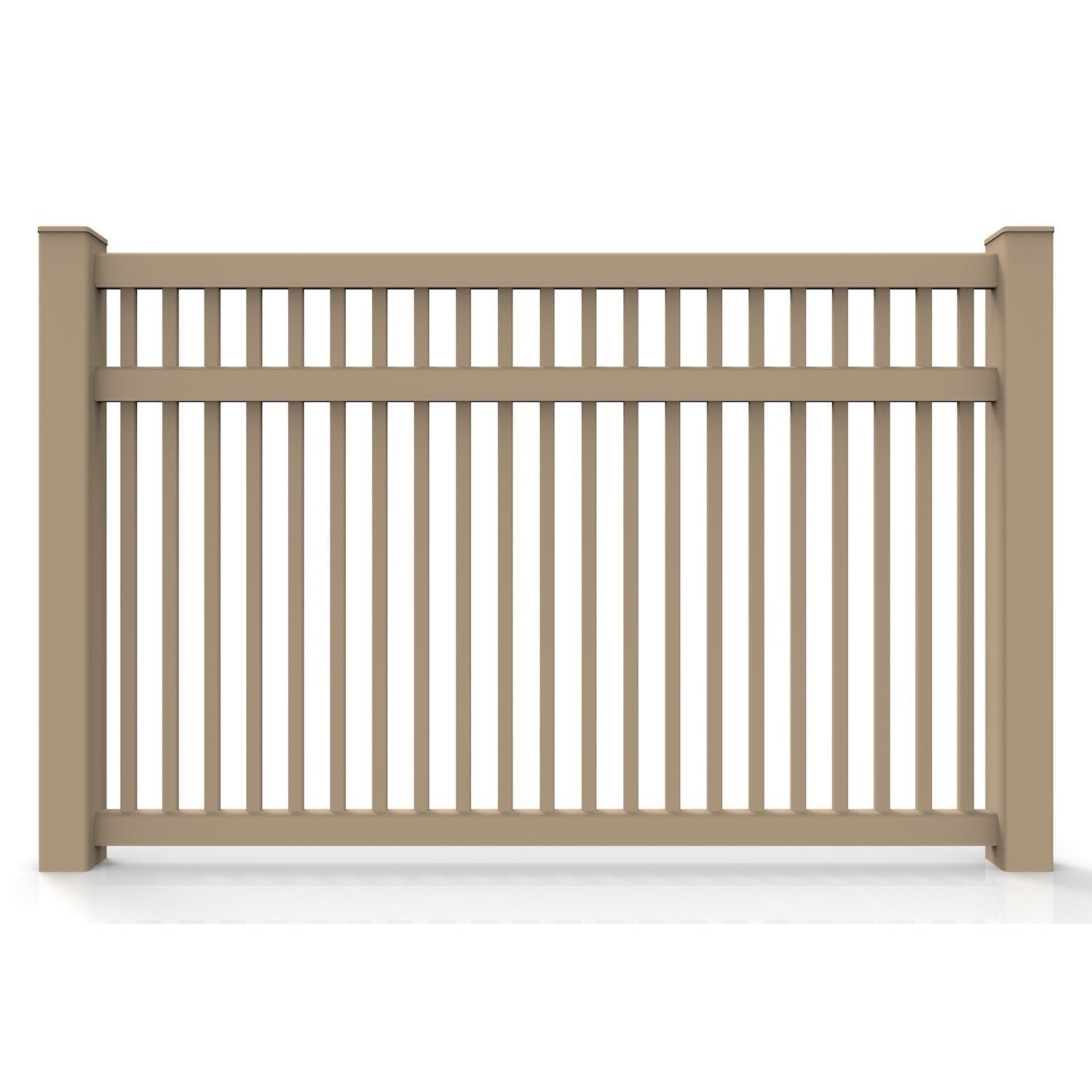 GreatBackyards Vinyl Fence Pool Fence 5ft high x 8ft Wide