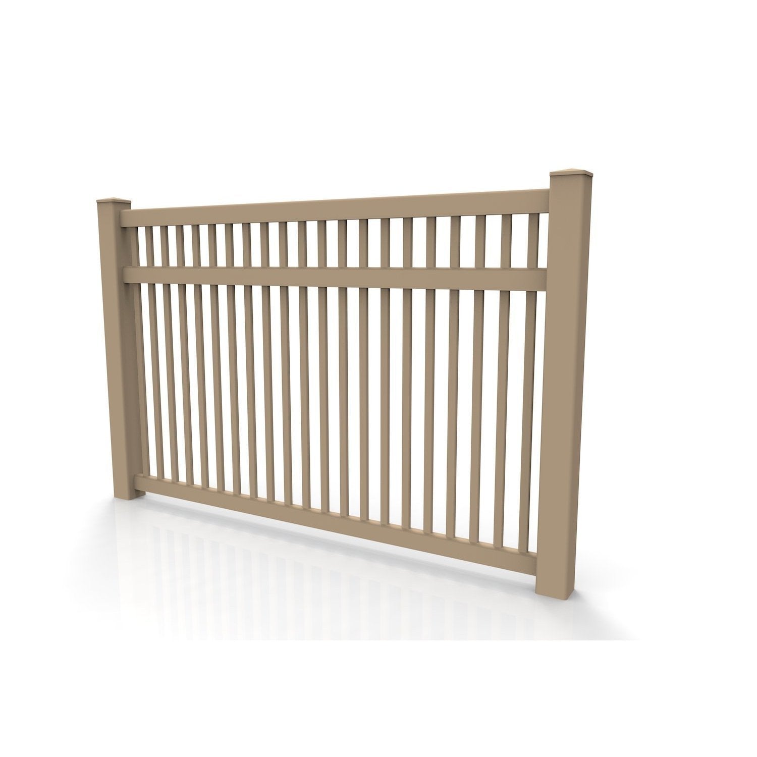 GreatBackyards Vinyl Fence Pool Fence 5ft high x 8ft Wide
