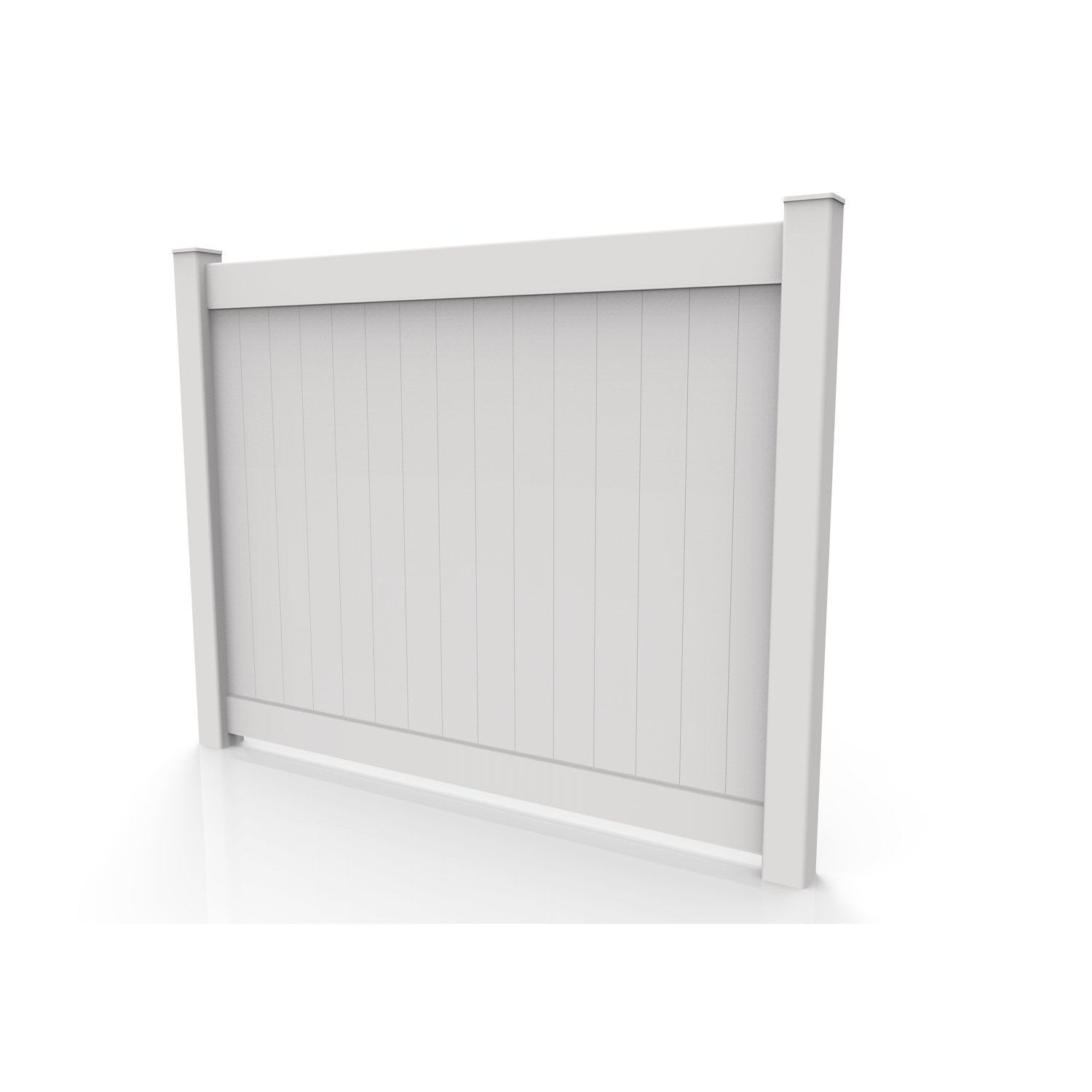 GreatBackyards Vinyl Fence Privacy 12” T&G Fence Panel Kit DRPV1