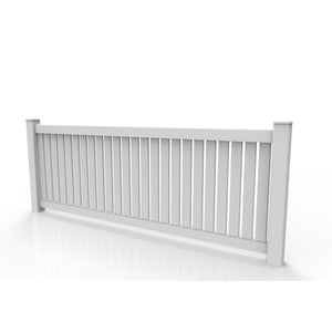 GreatBackyards Vinyl Fence Semi Privacy