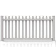 GreatBackyards Vinyl Fence Traditional Straight Spade Picket DRT1/2