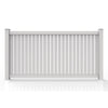 GreatBackyardz Fence Panels Greatbackyardz 4 ft. x 8 ft. White Vinyl Semi Privacy Fence Panel Kit