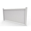 GreatBackyardz Fence Panels Greatbackyardz 4 ft. x 8 ft. White Vinyl Semi Privacy Fence Panel Kit