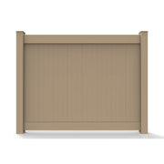 GreatBackyardz Fence Panels Greatbackyardz 5 ft. x 8 ft. Tan Vinyl Privacy 12 in. Tongue and Groove Fence Panel Kit