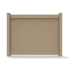 GreatBackyardz Fence Panels Greatbackyardz 5 ft. x 8 ft. Tan Vinyl Privacy 12 in. Tongue and Groove Fence Panel Kit