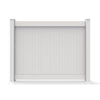 GreatBackyardz Fence Panels Greatbackyardz 5 ft. x 8 ft. White Vinyl Privacy 12 in. Tongue and Groove Fence Panel Kit