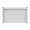 GreatBackyardz Fence Panels Greatbackyardz 5 ft. x 8 ft. White Vinyl Privacy 6 in. Tongue and Groove Fence Panel Kit