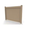GreatBackyardz Fence Panels Greatbackyardz 6 ft. x 8 ft. Tan Vinyl Privacy 12 in. Tongue and Groove Fence Panel Kit