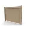 GreatBackyardz Fence Panels Greatbackyardz 6 ft. x 8 ft. Tan Vinyl Privacy 6 in. Tongue and Groove Fence Panel Kit