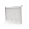 GreatBackyardz Fence Panels Greatbackyardz 6 ft. x 8 ft. White Vinyl Privacy 12 in. Tongue and Groove Fence Panel Kit