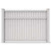 GreatBackyardz Fence Panels Greatbackyardz 6 ft. x 8 ft. White Vinyl Semi Privacy Fence Panel Kit